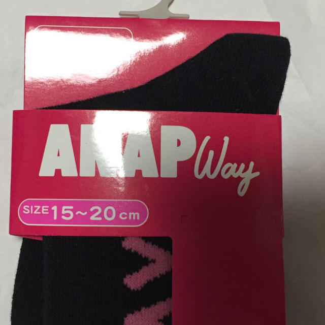 ANAP(アナップ)のANAP オーバーニーソックス 15〜20 キッズ/ベビー/マタニティのこども用ファッション小物(靴下/タイツ)の商品写真