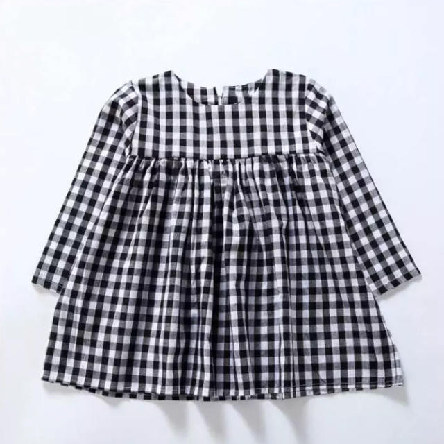 ZARA KIDS(ザラキッズ)のギンガムチェック ワンピース  90 キッズ/ベビー/マタニティのキッズ服女の子用(90cm~)(ワンピース)の商品写真