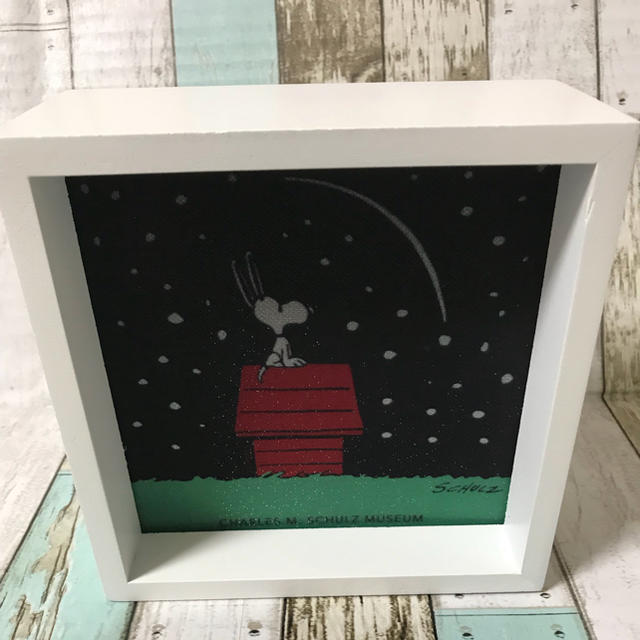 SNOOPY(スヌーピー)のスヌーピー シュルツミュージアム限定 Lightbox, エンタメ/ホビーの美術品/アンティーク(絵画/タペストリー)の商品写真