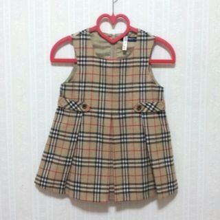 バーバリー(BURBERRY)のバーバリー ワンピ 80cm 美品(その他)