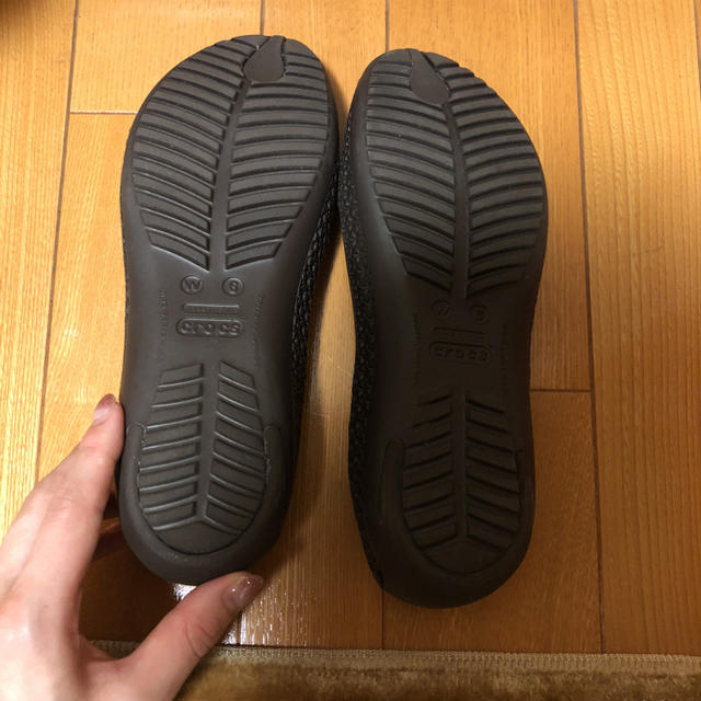 crocs(クロックス)の【ちぃティ様専用】クロックスフラットシューズ レディースの靴/シューズ(バレエシューズ)の商品写真