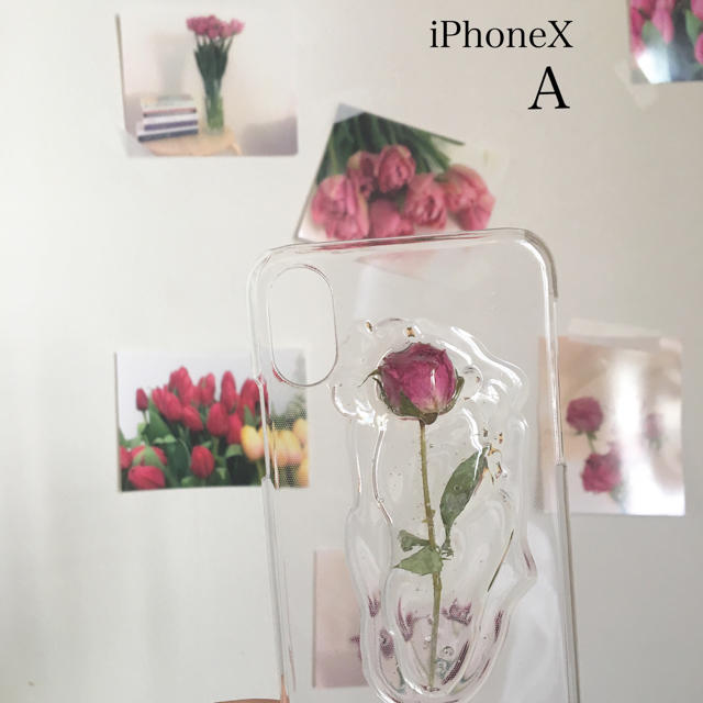 iPhone case🥀iPhoneX A ハンドメイドのスマホケース/アクセサリー(スマホケース)の商品写真