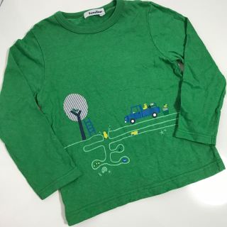 ファミリア(familiar)のファミリア  グリーン ロンT 110(Tシャツ/カットソー)