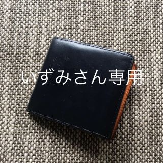 ガンゾ(GANZO)のGANZO THIN BRIDLE 純札入れ 財布 キズあり(折り財布)