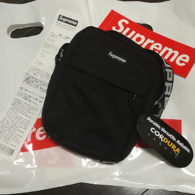 supreme shoulder bag 黒