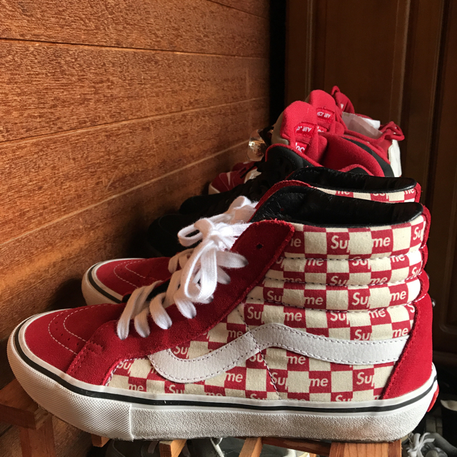 Supreme(シュプリーム)のSupreme × Vans Checker Sk8-Hi  メンズの靴/シューズ(スニーカー)の商品写真