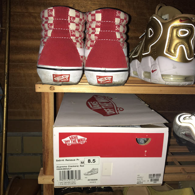 Supreme(シュプリーム)のSupreme × Vans Checker Sk8-Hi  メンズの靴/シューズ(スニーカー)の商品写真