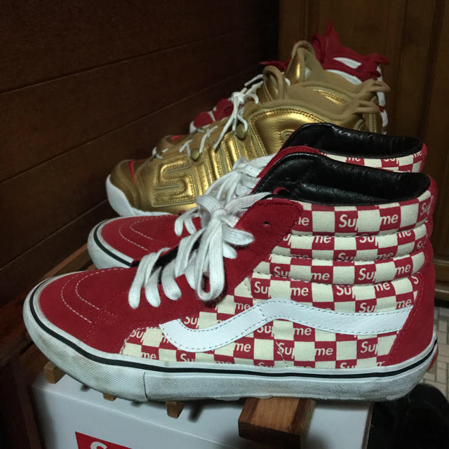 Supreme(シュプリーム)のSupreme × Vans Checker Sk8-Hi  メンズの靴/シューズ(スニーカー)の商品写真