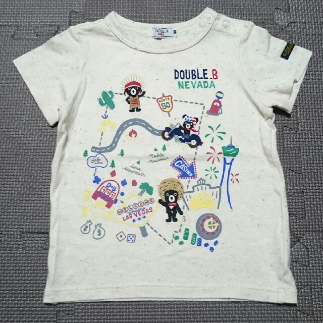 DOUBLE.B(ダブルビー)のミキハウス☆ダブルB☆半袖Tシャツ キッズ/ベビー/マタニティのキッズ服男の子用(90cm~)(Tシャツ/カットソー)の商品写真