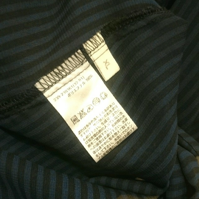 GU(ジーユー)の【GU】ノースリーブストライプシャツ レディースのトップス(シャツ/ブラウス(半袖/袖なし))の商品写真