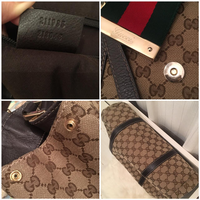 Gucci(グッチ)の[専用]gucci キャンバストートバッグ 美品♡ レディースのバッグ(トートバッグ)の商品写真