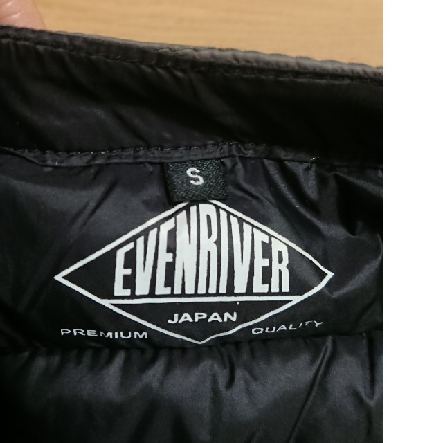 UNITED ARROWS(ユナイテッドアローズ)のEVENRIVER  ダウンベスト  S レディースのジャケット/アウター(ダウンベスト)の商品写真