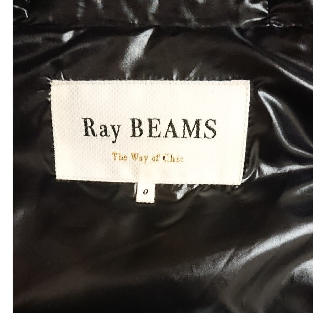 Ray BEAMS(レイビームス)の 12/25までの出品！最終値下げ！Ray  BEAMS 定番ダウンベスト０ レディースのジャケット/アウター(ダウンジャケット)の商品写真