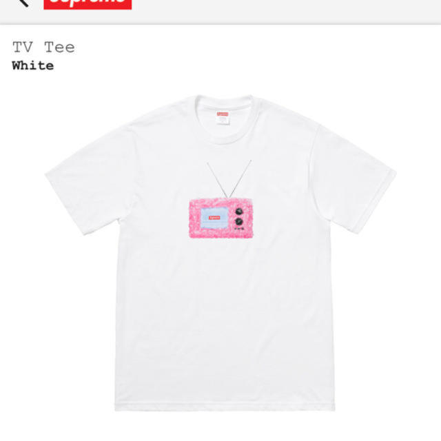 Supreme(シュプリーム)のsupreme TV Tee  Tシャツ box rogo メンズのトップス(Tシャツ/カットソー(半袖/袖なし))の商品写真