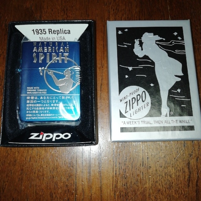 本店は アメスピ ZIPPO -アメリカンスピリット ターコイズ 1935 zippo