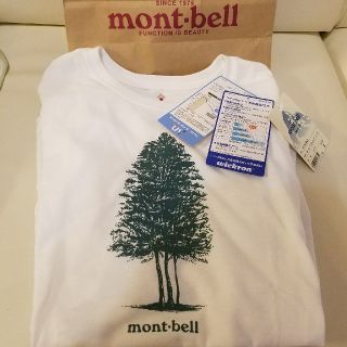 モンベル(mont bell)の新品　モンベル　tシャツ　レディース　S　UV(Tシャツ(半袖/袖なし))