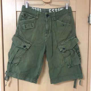 ジースター(G-STAR RAW)のG-STAR カーゴパンツ グリーン ベルト付(ワークパンツ/カーゴパンツ)