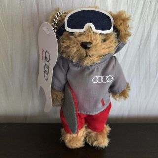 アウディ(AUDI)のアウディ  Audi ベア キーホルダー スノボ(ノベルティグッズ)