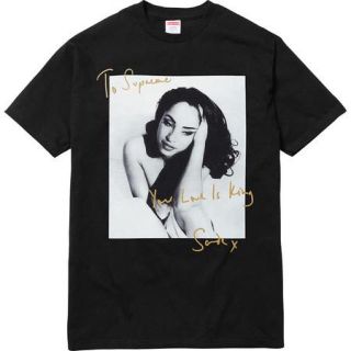 シュプリーム(Supreme)の【最終値下げ】supreme 17ss Sade Tee ブラック Sサイズ(Tシャツ/カットソー(半袖/袖なし))