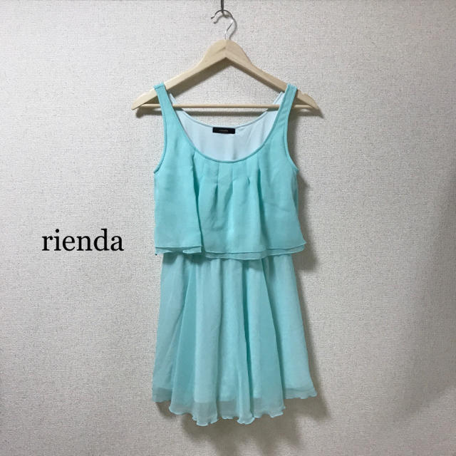 rienda(リエンダ)のシフォンワンピース レディースのワンピース(ひざ丈ワンピース)の商品写真