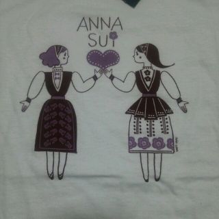 アナスイ(ANNA SUI)の値下げしての再出品【新品未使用タグ付き】　アナスイ　半袖Ｔシャツかわいい女の子柄(Tシャツ(半袖/袖なし))