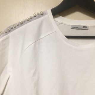 ザラ(ZARA)の未使用 : ZARA デザインTshirts M(Tシャツ(半袖/袖なし))