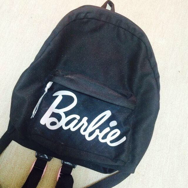 Barbie(バービー)のバービー＊ラメリュック ブラック レディースのバッグ(リュック/バックパック)の商品写真