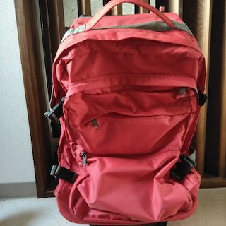 布地 赤色 キャリーバッグ(スーツケース/キャリーバッグ)
