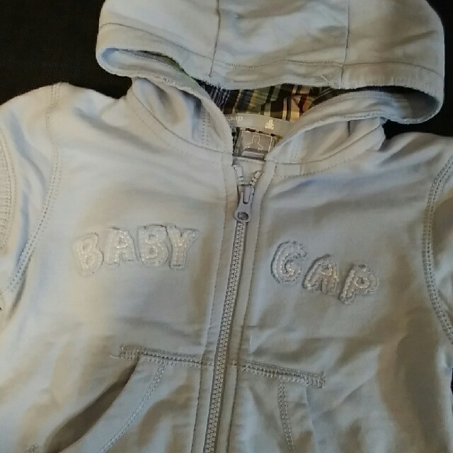 babyGAP(ベビーギャップ)のベビーギャップ　半袖パーカー キッズ/ベビー/マタニティのベビー服(~85cm)(その他)の商品写真