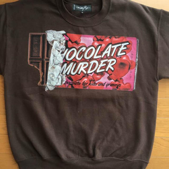 MILKBOY(ミルクボーイ)のMILKBOY チョコレートカットソー L メンズのトップス(Tシャツ/カットソー(七分/長袖))の商品写真