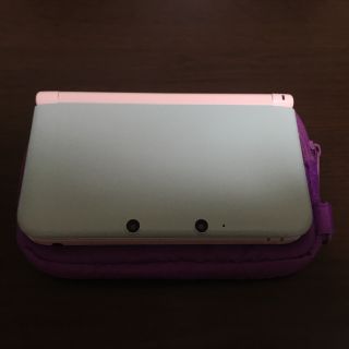 ニンテンドー3DS(ニンテンドー3DS)のニンテンドー3DS LL ミント×ホワイト 中古極美品(携帯用ゲーム機本体)