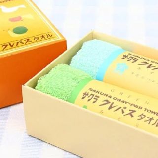 サクラ　クレパスタオル　プレゼントに最適(タオル/バス用品)