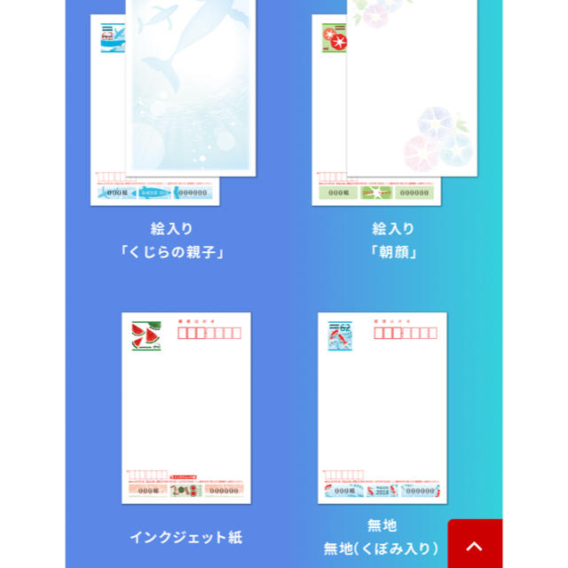 古い郵便はがき 暑中見舞い かもめーる