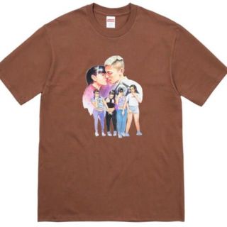 シュプリーム(Supreme)の早い者勝ち！新品 Supreme Kiss Tee Brown MキスT(Tシャツ/カットソー(半袖/袖なし))