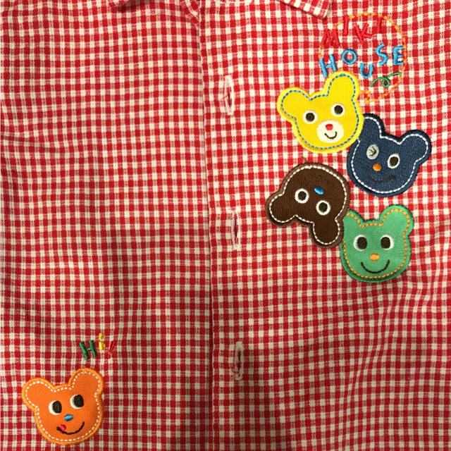 mikihouse(ミキハウス)のチェックシャツ（ミキハウス） キッズ/ベビー/マタニティのキッズ服男の子用(90cm~)(ブラウス)の商品写真