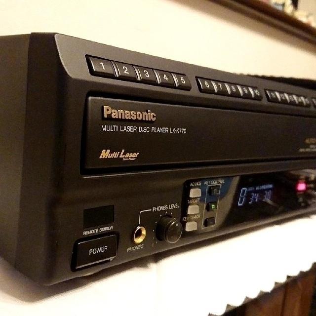 Panasonic - カラオケLDプレーヤー レーザーディスクプレーヤー 両面