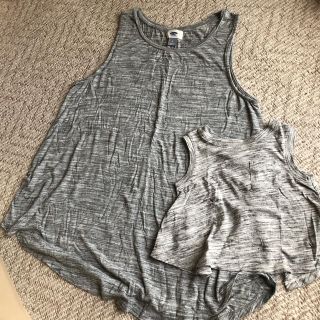 オールドネイビー(Old Navy)のオールドネイビー タンクトップ 親子リンクコーデセット 80 M(タンクトップ/キャミソール)