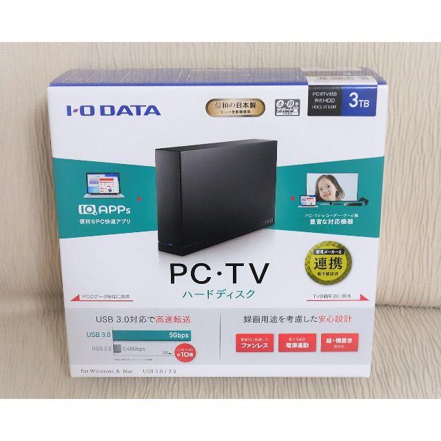 IODATA(アイオーデータ)の【新品｜格安｜送料込】HDD 3TB IO-DATA HDCL-UT3.0KF スマホ/家電/カメラのPC/タブレット(PC周辺機器)の商品写真