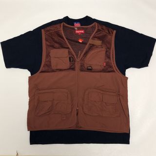 Supreme - サイズ参考画像有 Lサイズ メッシュカーゴ ベスト