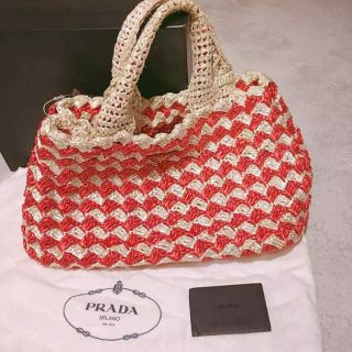 プラダ(PRADA)のPRADA カゴバック(かごバッグ/ストローバッグ)