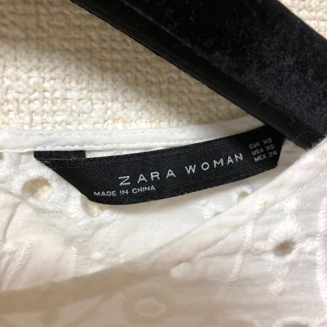 ZARA(ザラ)の専用♡レース ブラウス xs ザラ レディースのトップス(シャツ/ブラウス(半袖/袖なし))の商品写真