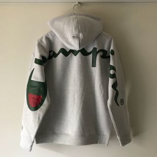 シュプリーム(Supreme)のグレー S Supreme Champion Sweatshirt 18SS (パーカー)