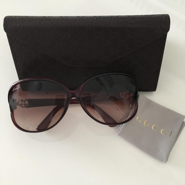 Gucci(グッチ)の【美品】グッチ GUCCI サングラス レディースのファッション小物(サングラス/メガネ)の商品写真