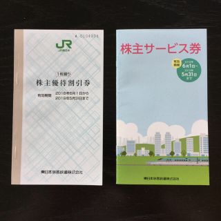 JR東日本 株主優待 20％割引券&サ一ビス券(鉄道乗車券)