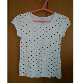 フォーエバートゥエンティーワン(FOREVER 21)の再値下げ！FOREVER21　女の子　ドット柄Tシャツ　130～140☆(Tシャツ/カットソー)