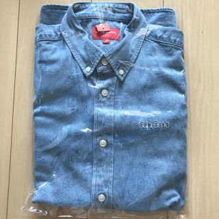 シュプリーム(Supreme)のMサイズ Supreme washes twill shirt denim(シャツ)