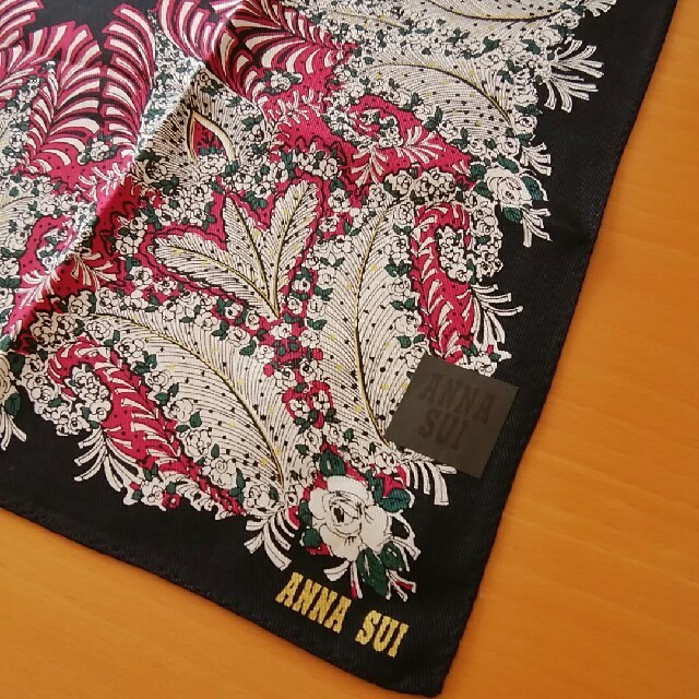 ANNA SUI(アナスイ)のシルク混 アナスイ ハンカチ スカーフ レディースのファッション小物(バンダナ/スカーフ)の商品写真