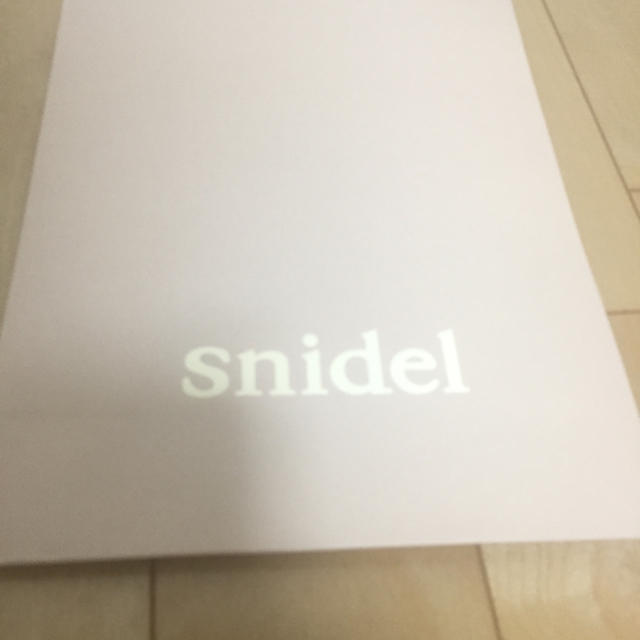 SNIDEL(スナイデル)のsnidel  スナイデル ショッパー ショップ袋 紙袋 袋 レディースのバッグ(ショップ袋)の商品写真