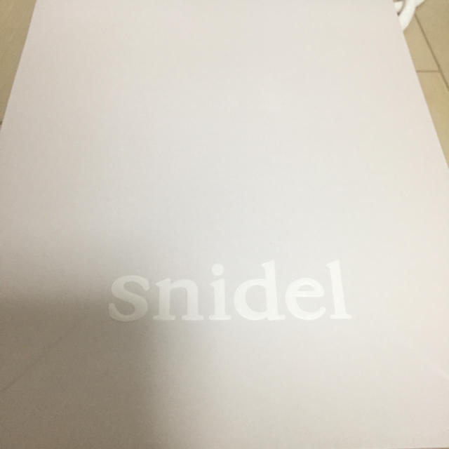 SNIDEL(スナイデル)のsnidel  スナイデル ショッパー ショップ袋 紙袋 袋 レディースのバッグ(ショップ袋)の商品写真