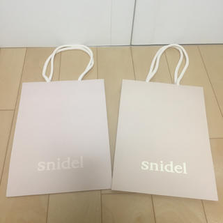 スナイデル(SNIDEL)のsnidel  スナイデル ショッパー ショップ袋 紙袋 袋(ショップ袋)